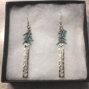 NEW! Arrow silver earrings